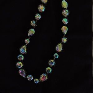 Rare J.Crew Iridescent brûlée necklace.